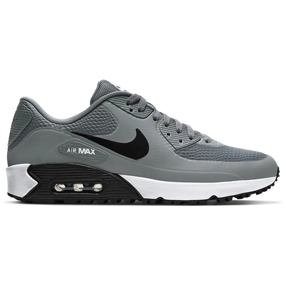 Nike Air Max 90G Spikeless Shoes - Grey/Black/White