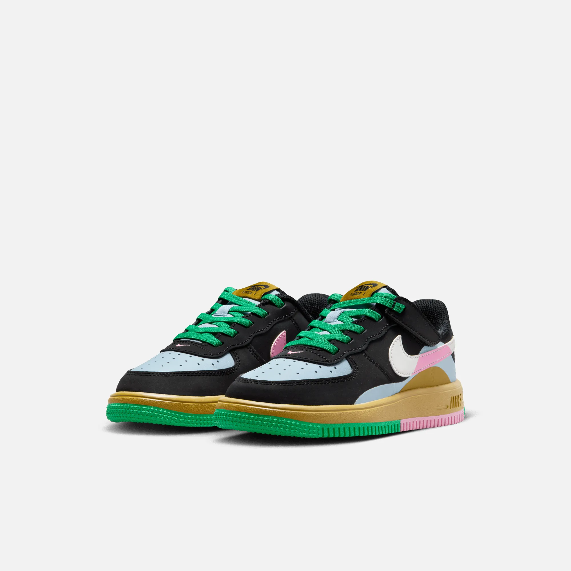 Nike Kids' Air Force 1 Low Easyon LV8 2 Multi Color Layers (PS)