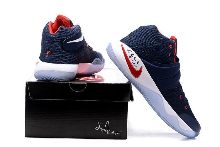 Nike Kyrie 2 Navy Men Basketball Shoes !!! CYBER MONDAY SALE !!!