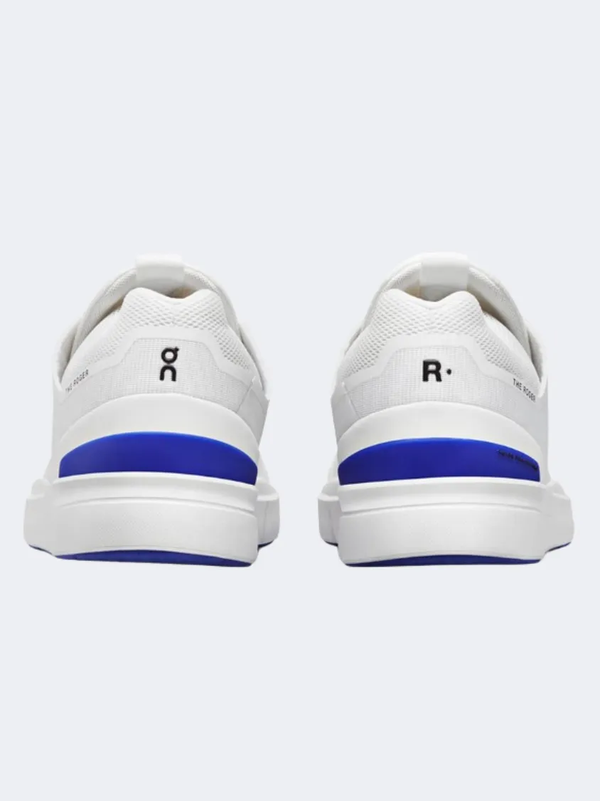 On The Roger Spin Men Tennis Shoes Undyed White/Indigo