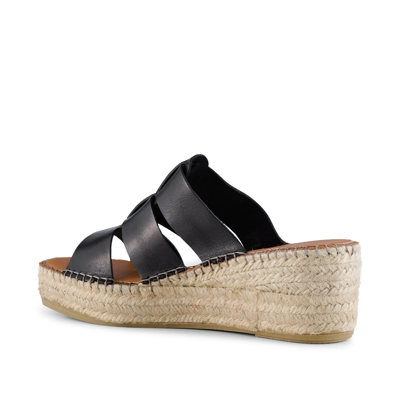 Orchid mule leather - BLACK