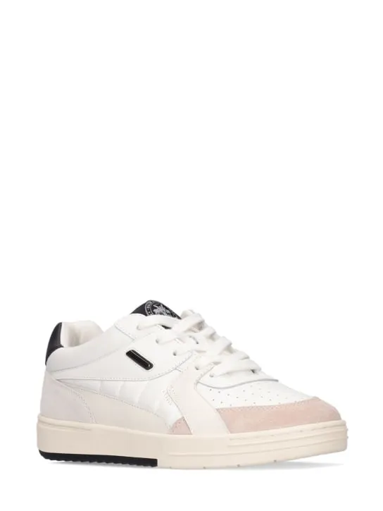 Palm Angels   Palm University leather low-top sneakers 