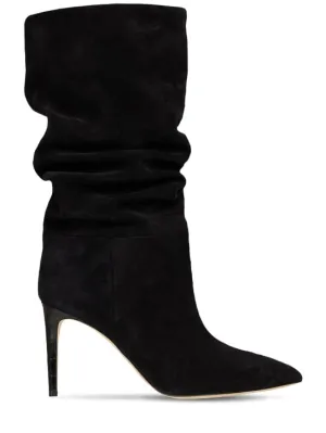 Paris Texas   85mm Slouchy suede boots 