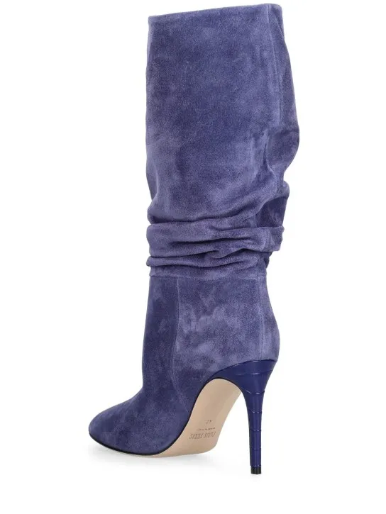 Paris Texas   85mm Slouchy suede boots 