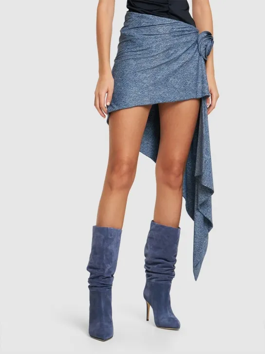 Paris Texas   85mm Slouchy suede boots 