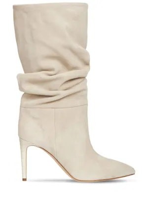 Paris Texas   85mm Slouchy suede boots 