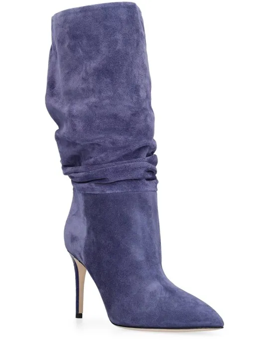 Paris Texas   85mm Slouchy suede boots 