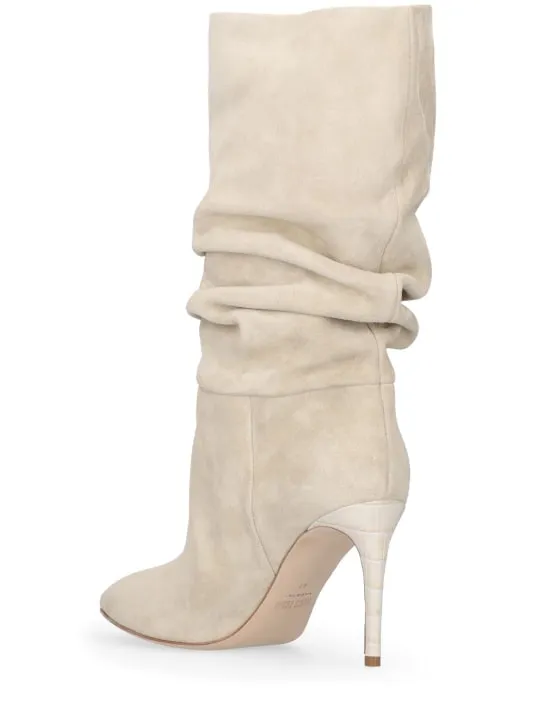 Paris Texas   85mm Slouchy suede boots 