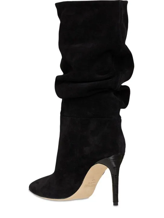 Paris Texas   85mm Slouchy suede boots 