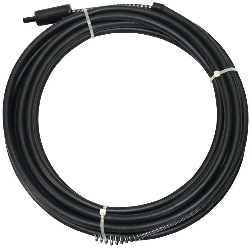 Prosource DC00001-25 Power Drain Snake, 1/4 in Dia Cable, 25 ft L Cable :EA: QUANTITY: 1