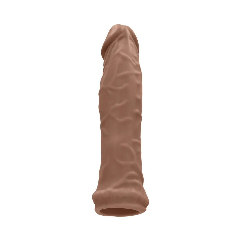 RealRock Realistic 6 in. Penis Sleeve Extender Tan