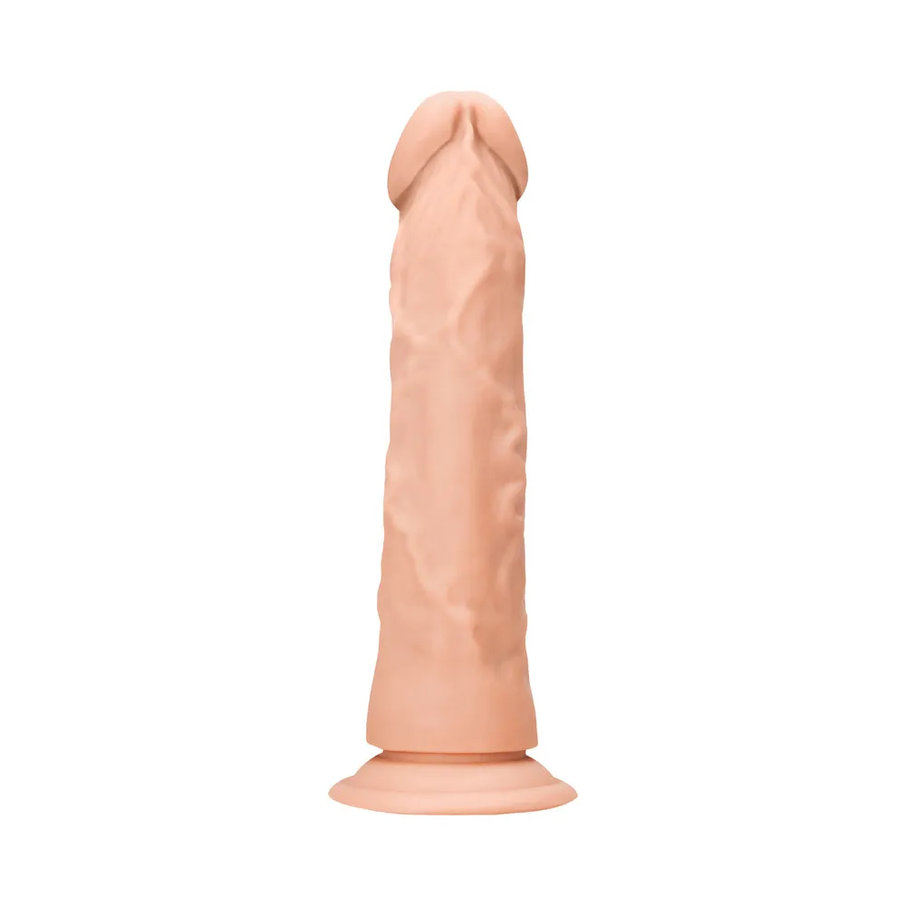 RealRock Realistic 9 in. Dildo With Suction Cup Beige