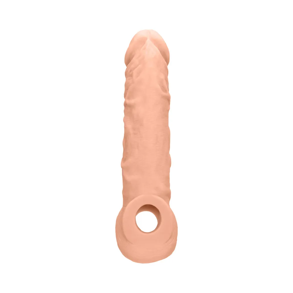 RealRock Skin 8 in. Penis Extender Sling Beige