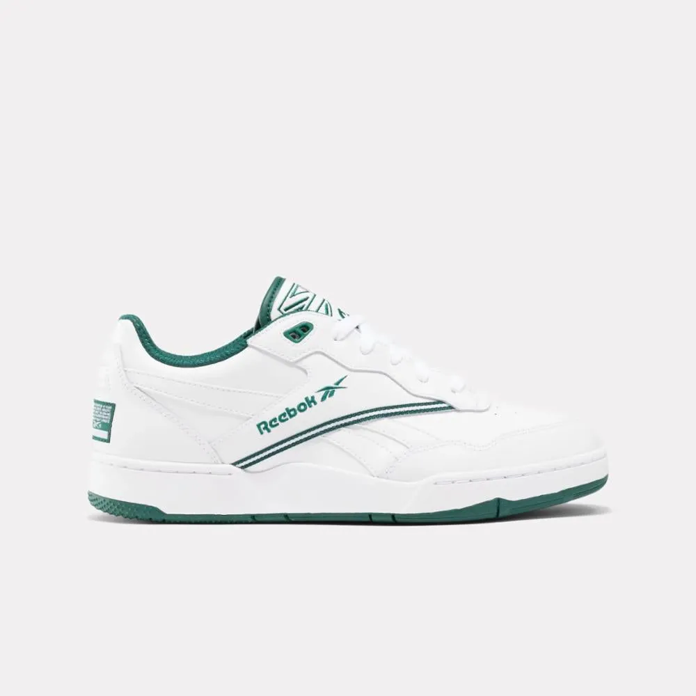 Reebok Footwear Men BB 4000 II Shoes WHITE/COLLEGIATEGREEN