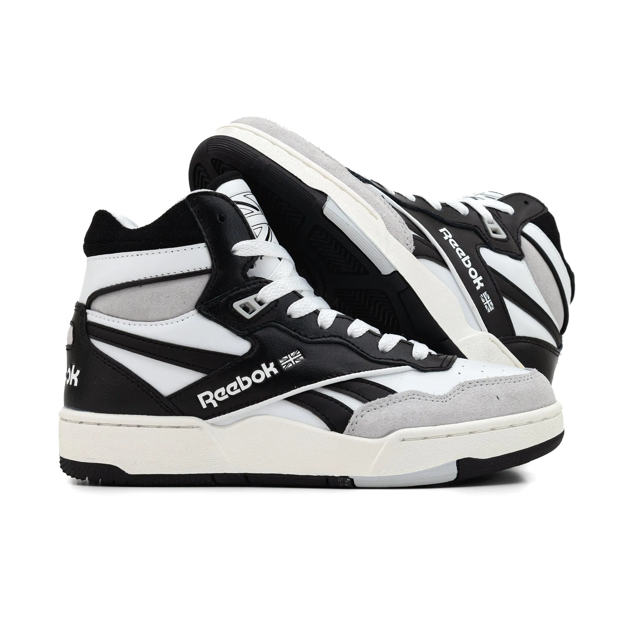 Reebok lil Kids (PS) BB 4000 II White/Black/Pure Grey 2