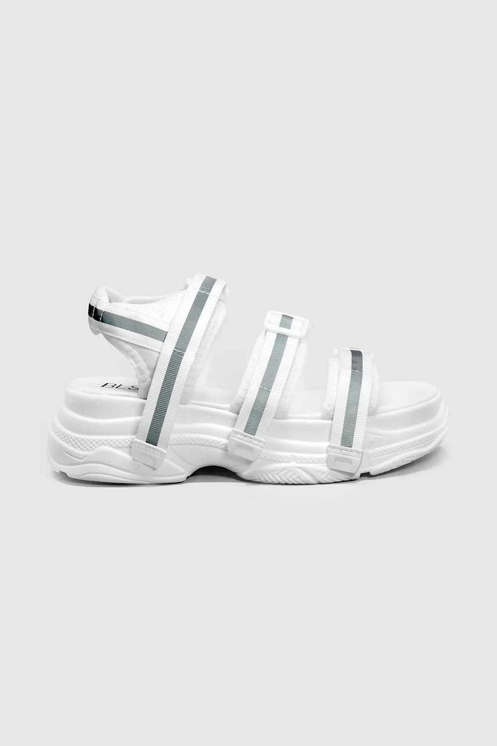 REFLECTIVE CHUNKY SANDALS