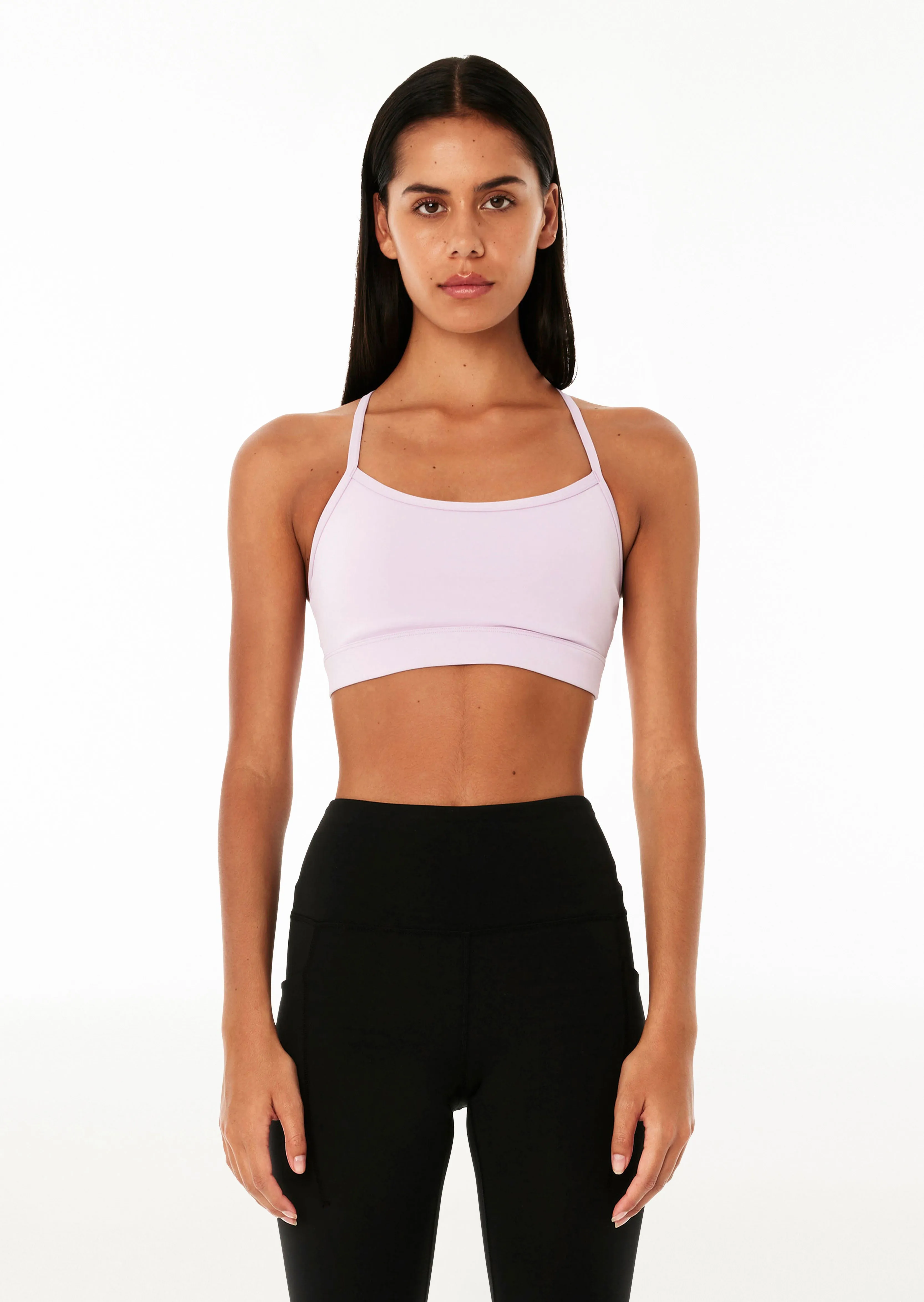 REFORM SPORTS BRA IN FAIR ORCHID