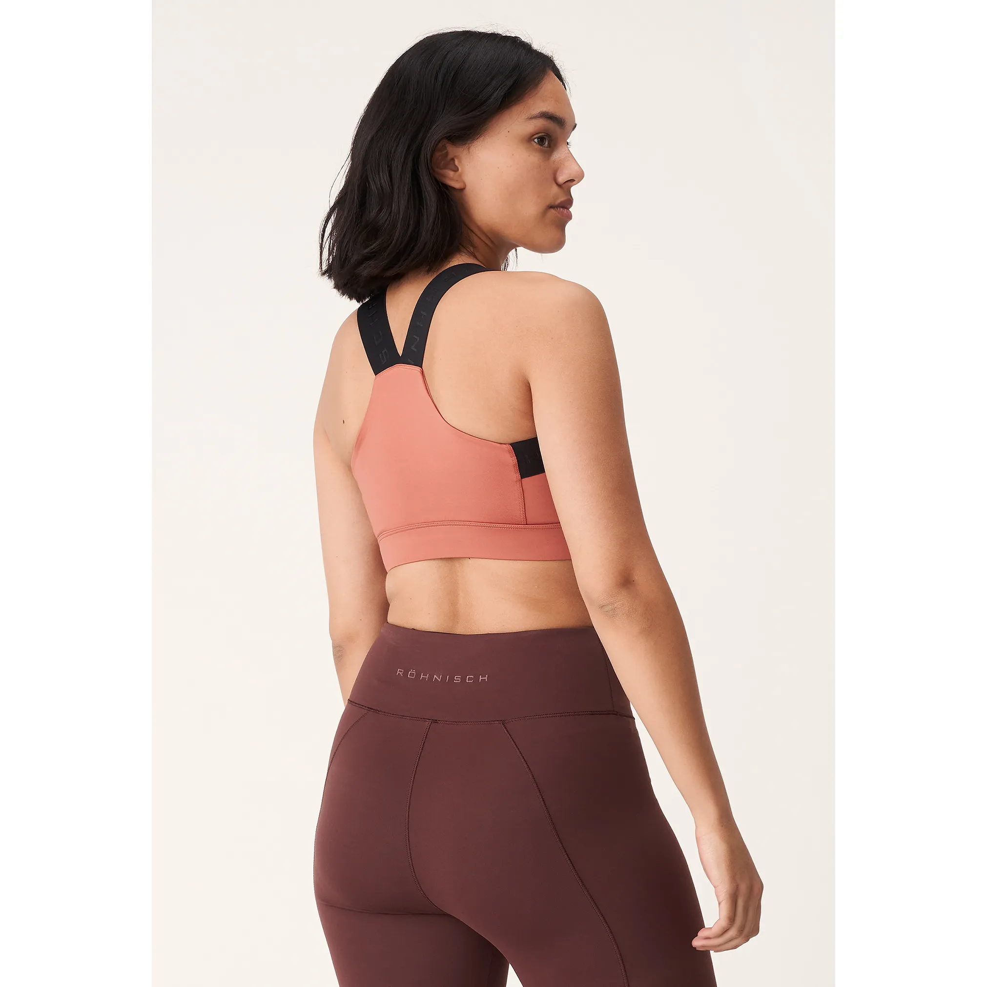 Röhnisch Women&#x27;s Kay Sports Bra Copper Brown | Buy Röhnisch Women&#x27;s Kay Sports Bra Copper Brown here | Outnorth