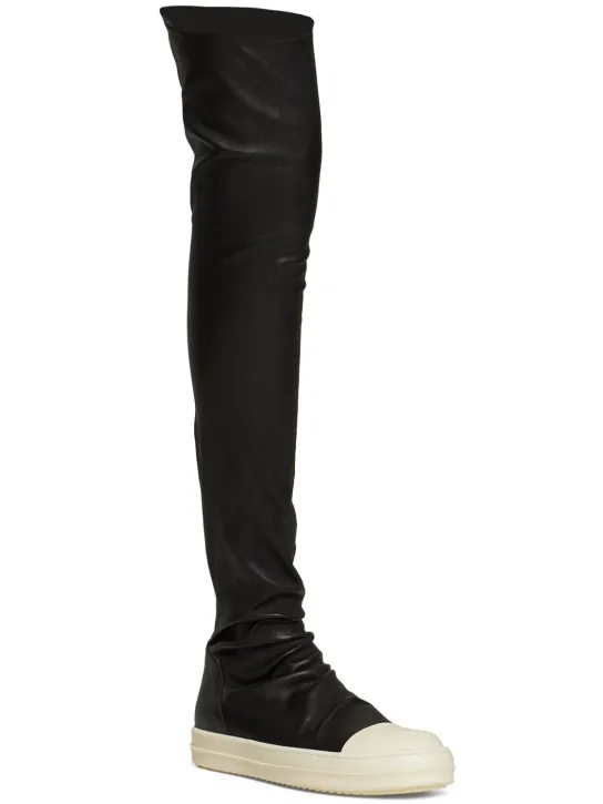 Rick Owens   20mm Classic Bumper leather boots 