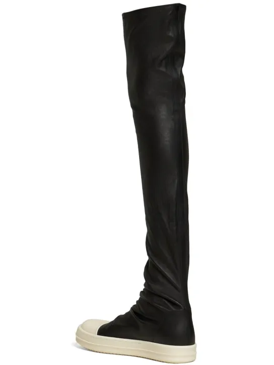 Rick Owens   20mm Classic Bumper leather boots 