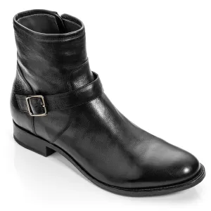 Rodrigo Black Calf Biker Boot