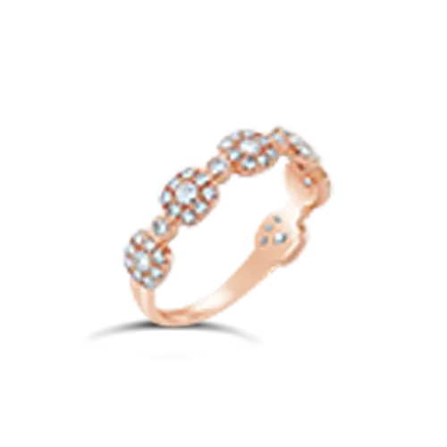 Rose Gold & Diamond Ring