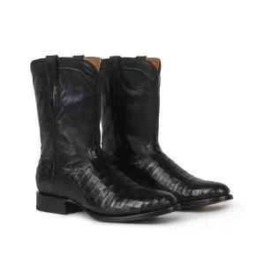 Rujo Boots Men's The Ranger Midnight Caiman Belly Boots