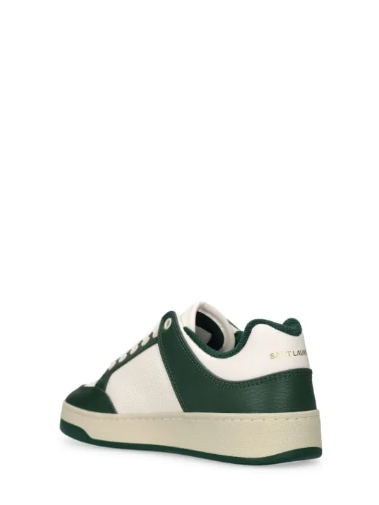 Saint Laurent   20mm SL61 low top leather sneakers 