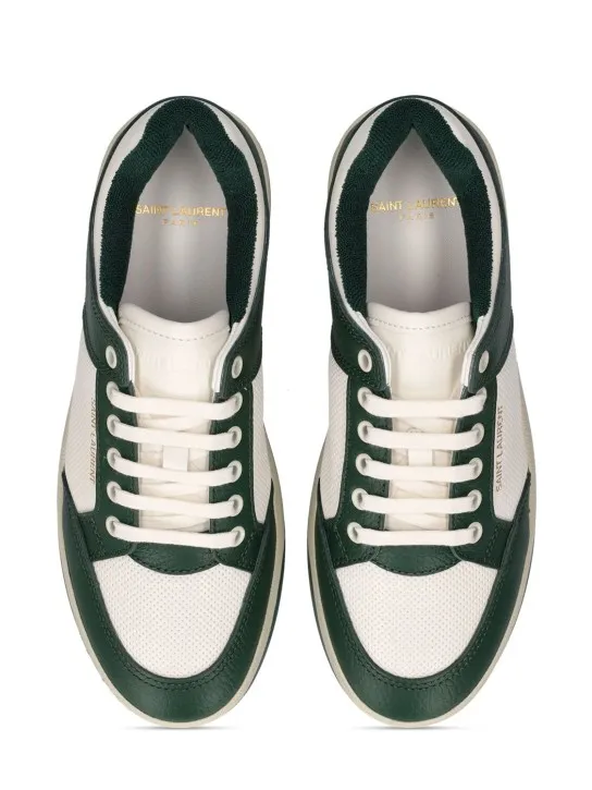 Saint Laurent   20mm SL61 low top leather sneakers 