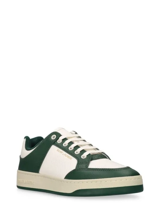 Saint Laurent   20mm SL61 low top leather sneakers 