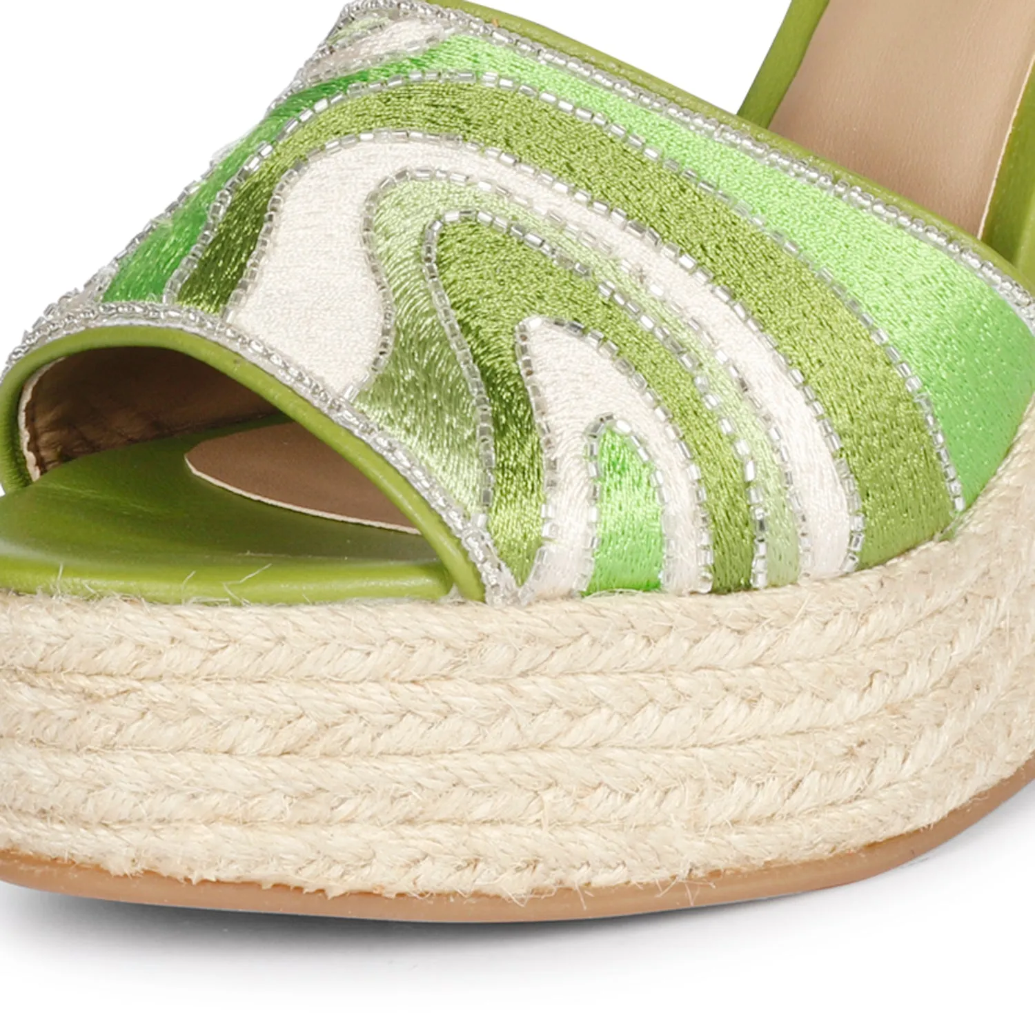 Saint Marcilia Multi Green Wedges