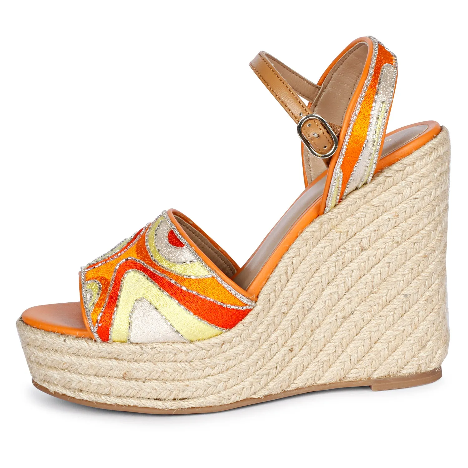 Saint Marcilia Multi Orange Wedges