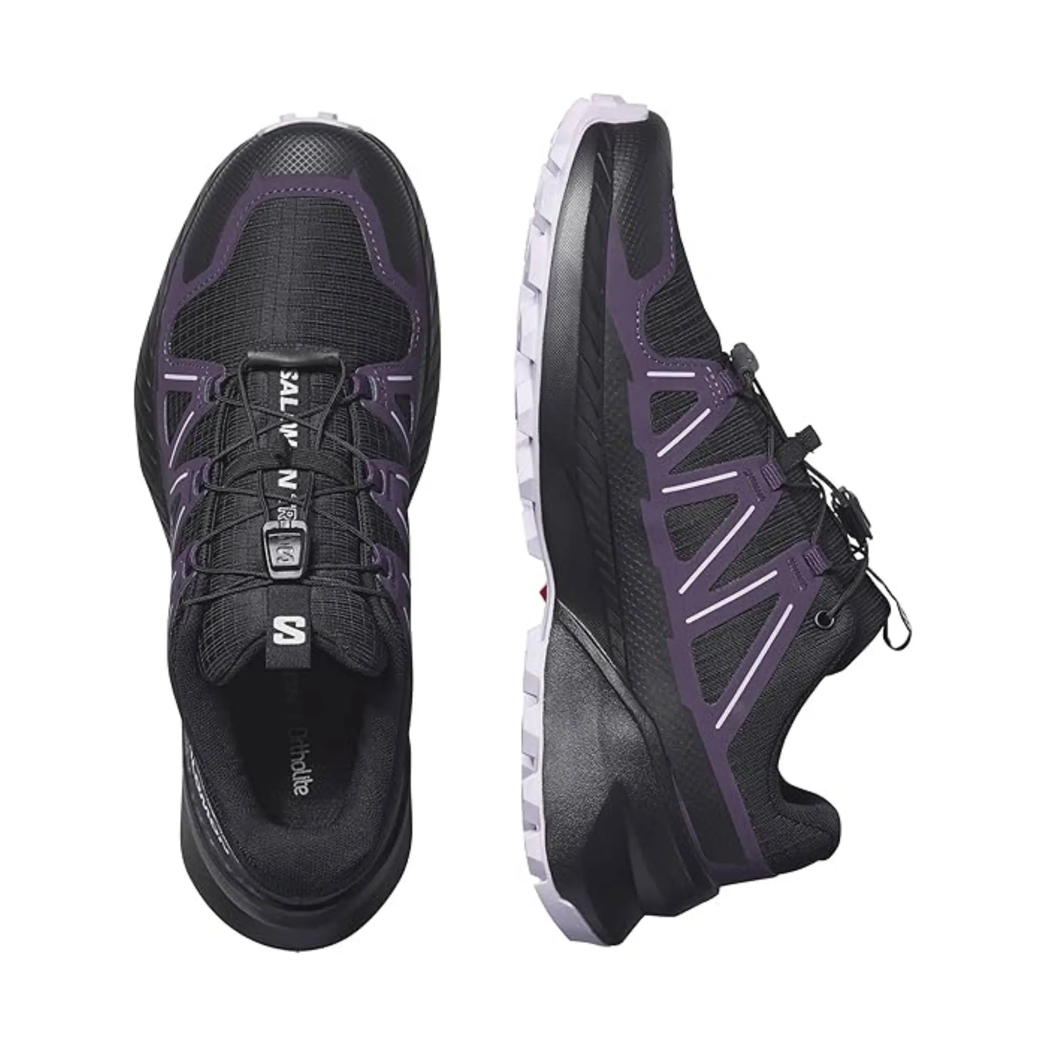 Salomon Women's Speedcross Peak Hiking Shoes - Black/Nightshade/Orchid Petal