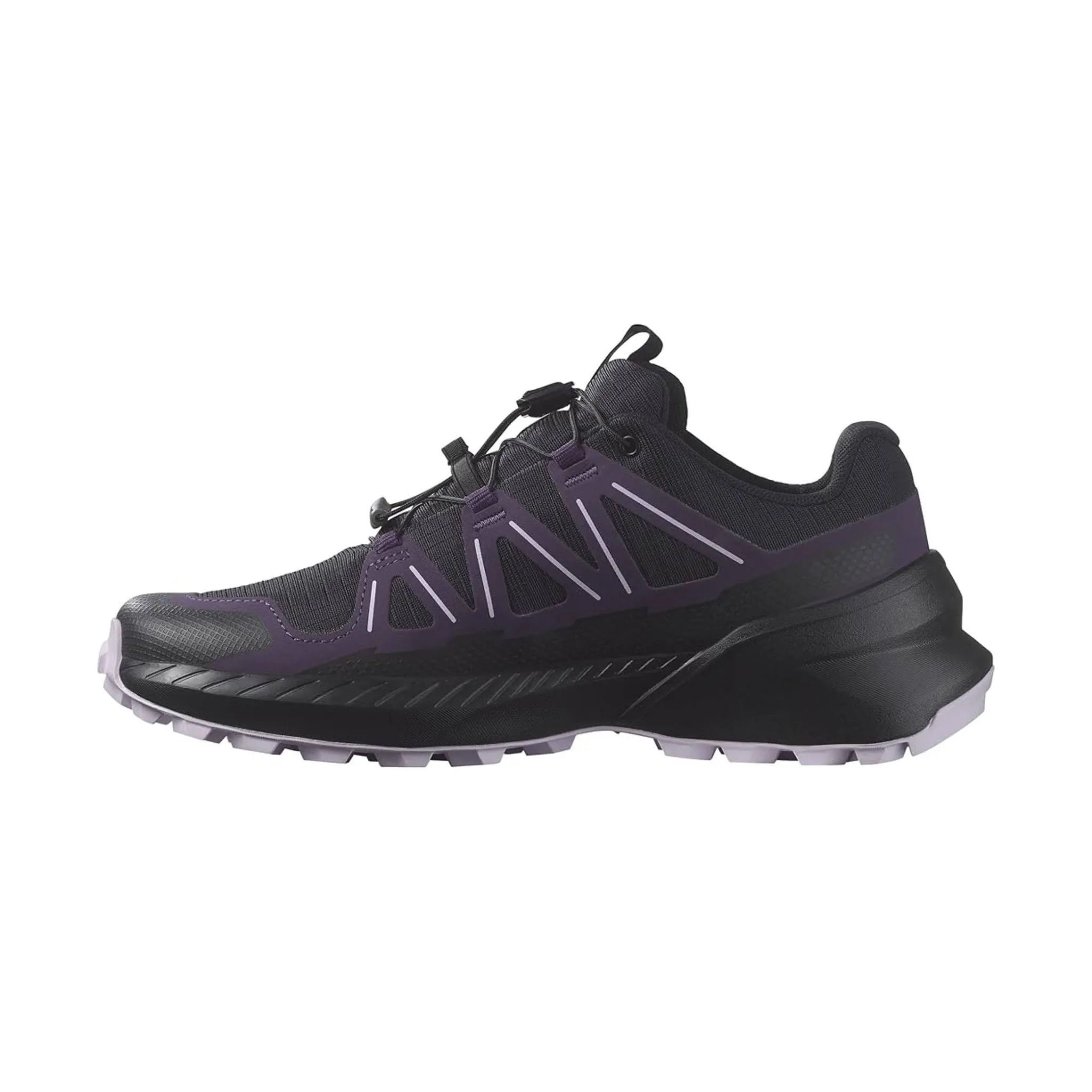 Salomon Women's Speedcross Peak Hiking Shoes - Black/Nightshade/Orchid Petal