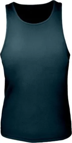 San Brushed Polyester Sports Singlet