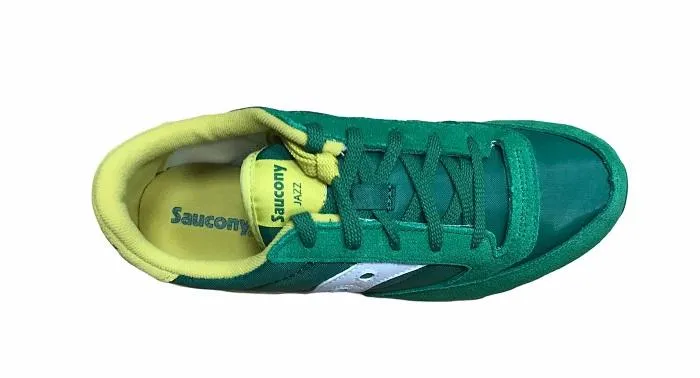 Saucony Original scarpa sneakers da ragazzo Jazz SK260998 verde-giallo