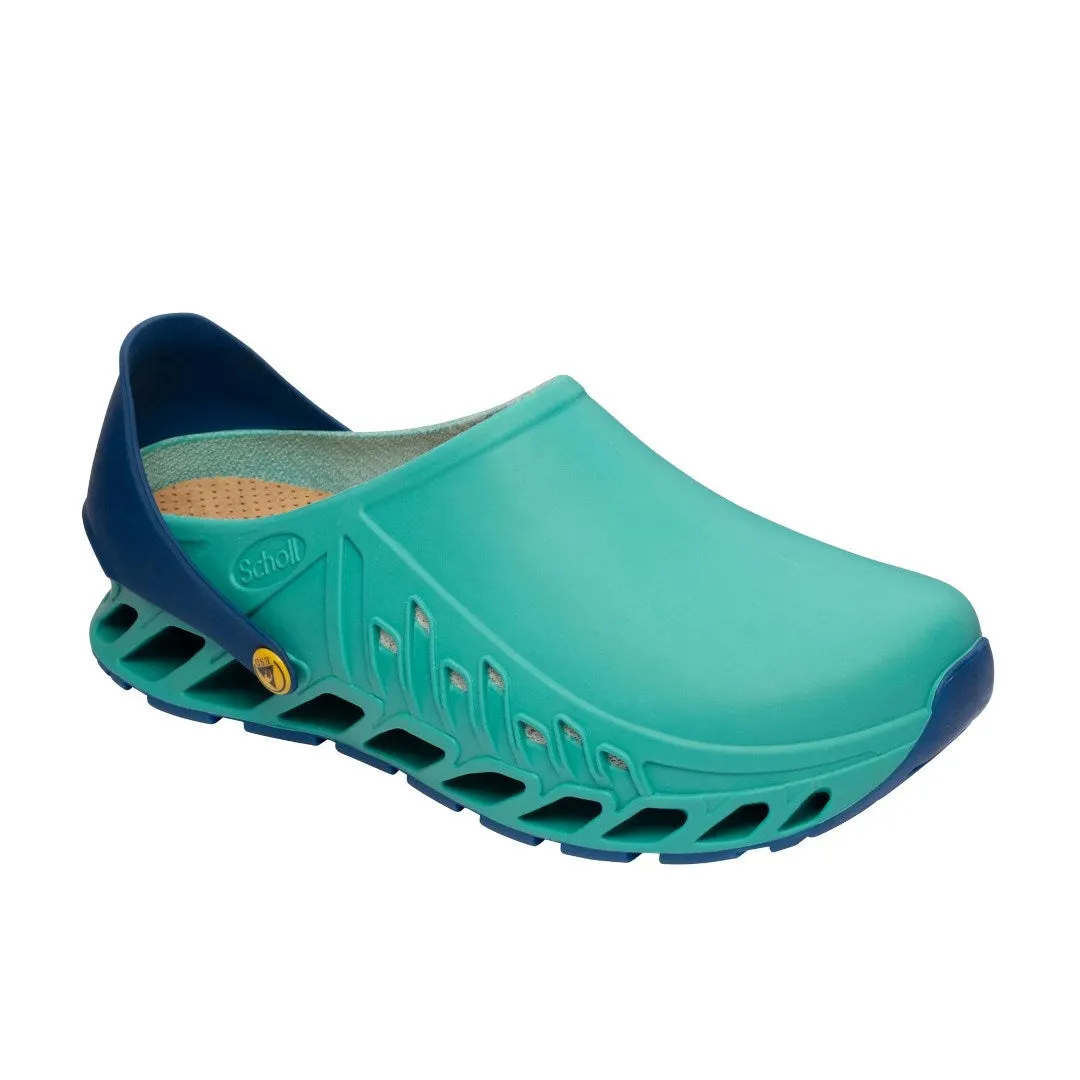 Scholl Evoflex  - Unisex Clogs Green, Size 38