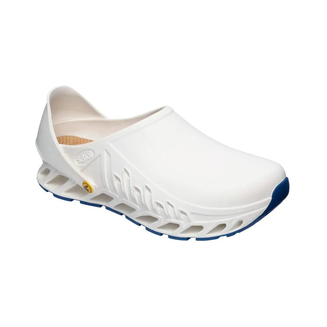 Scholl Evoflex  - Unisex Clogs White, Size 45