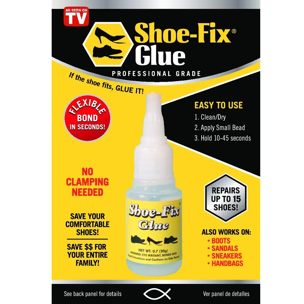 Shoe-Fix Shoe Glue: Instant Professional Grade Shoe Repair Glue