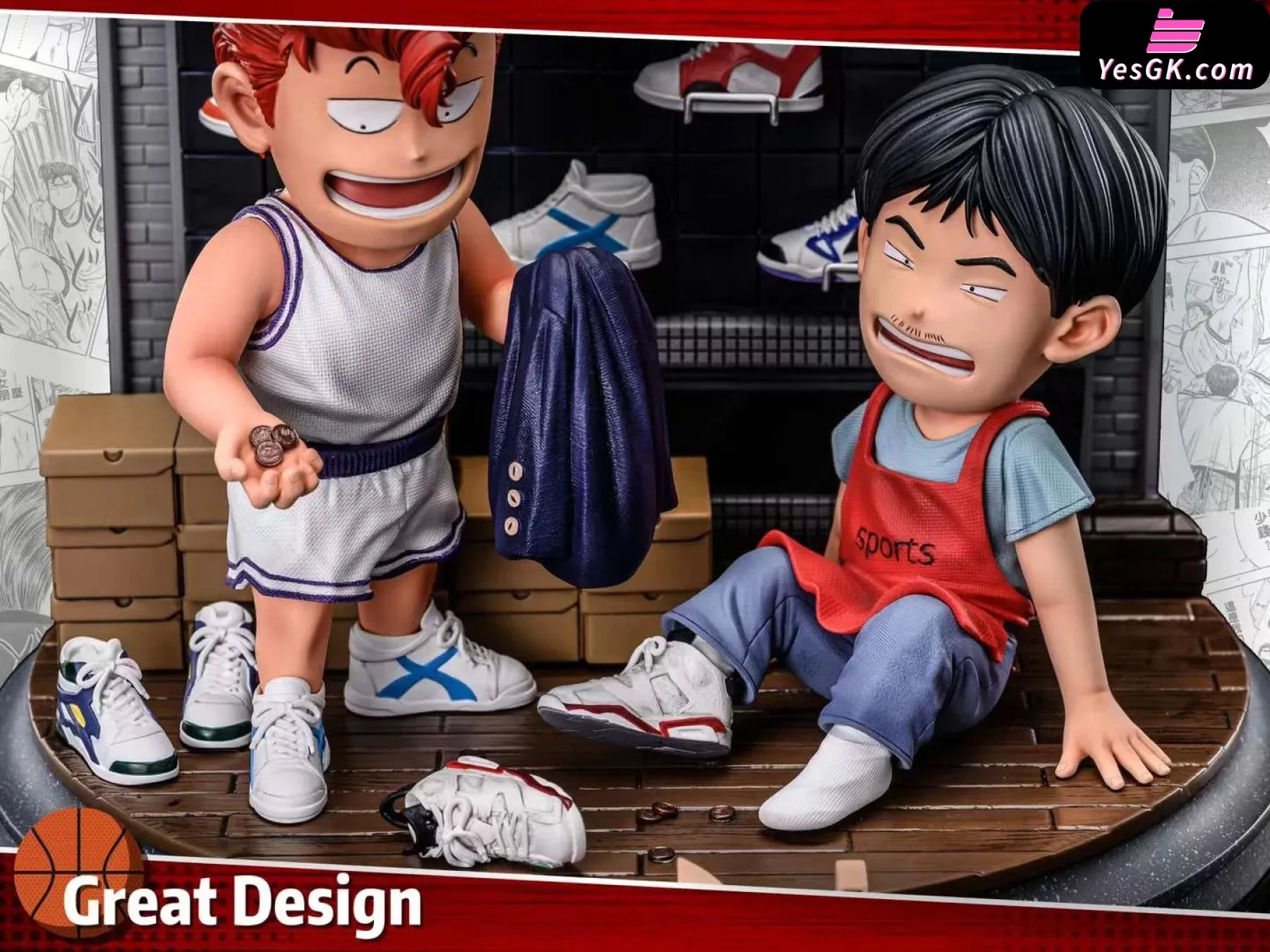 Slam Dunk Fun Theater Sakuragi Buying Shoes Statue - GD Studio [Pre-Order]