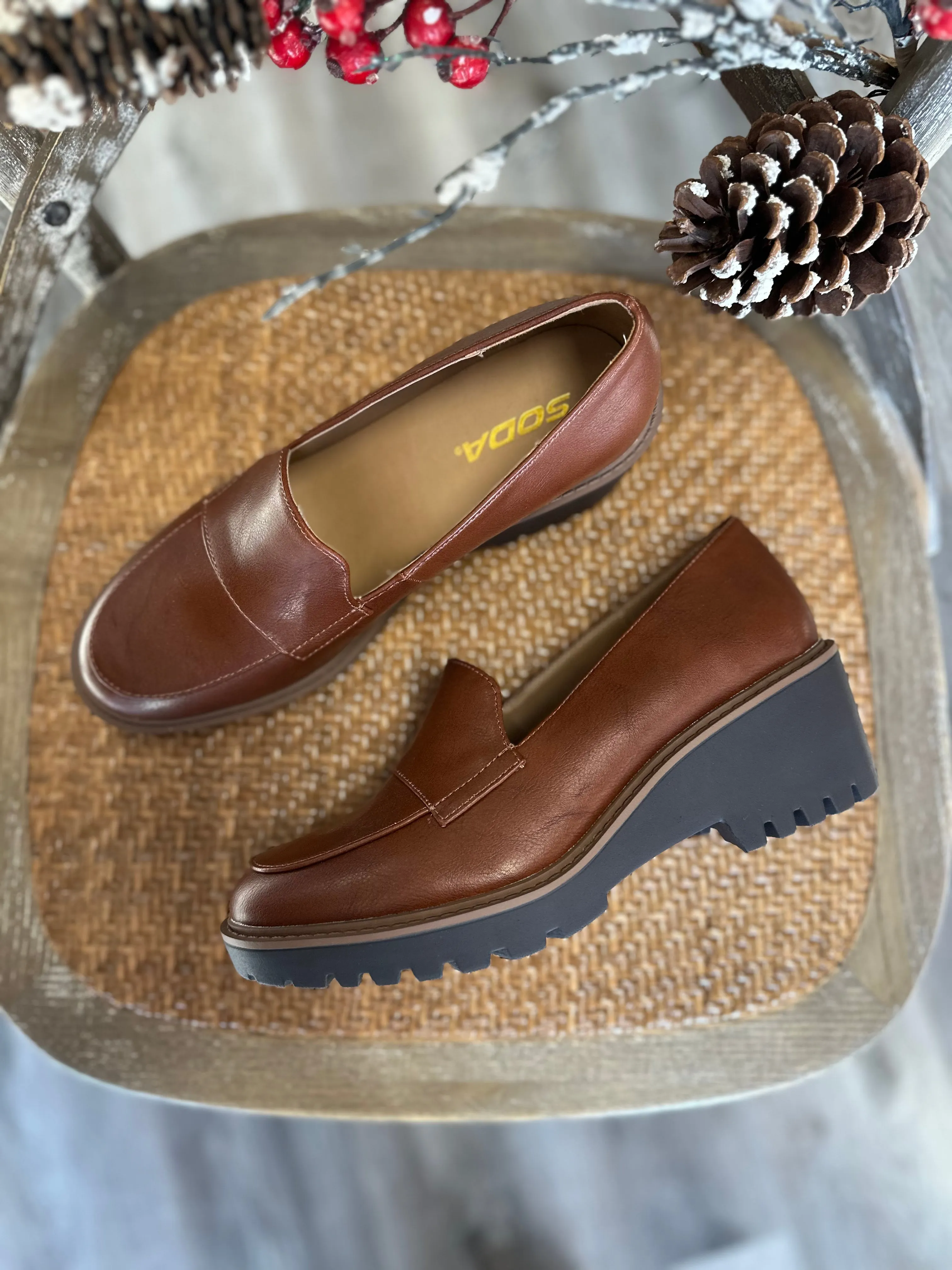 SODA "Smart" Wedge Loafer