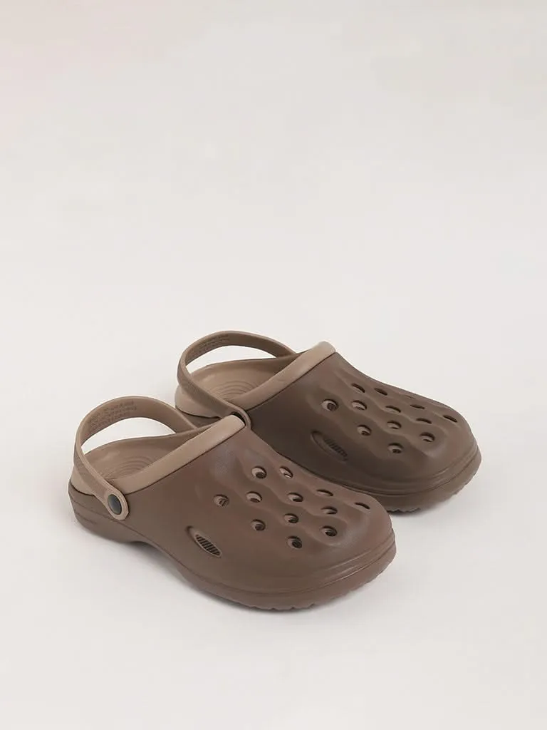 SOLEPLAY Brown Clogs