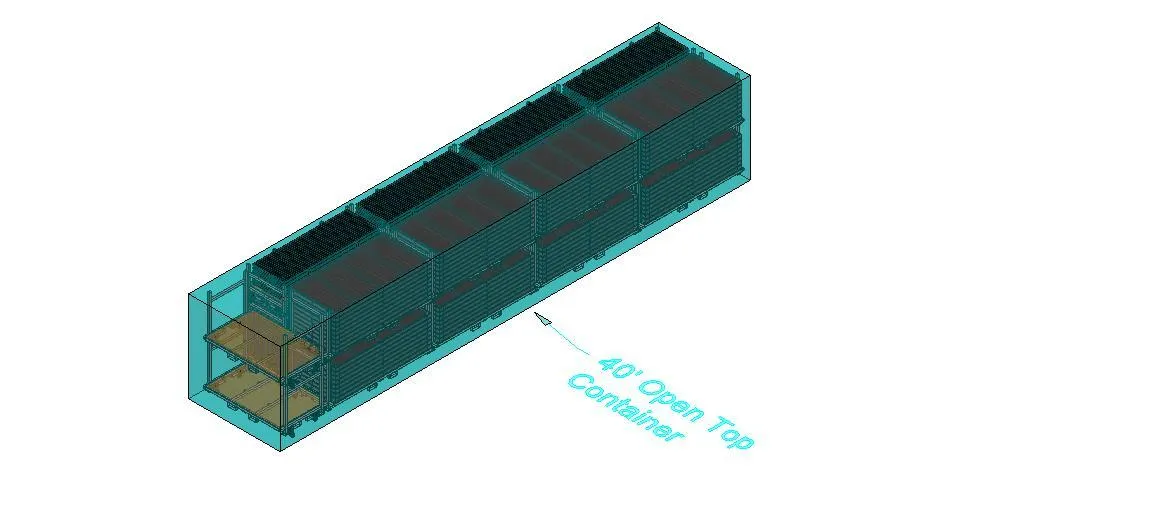 Stackable Rolling Decking Carts