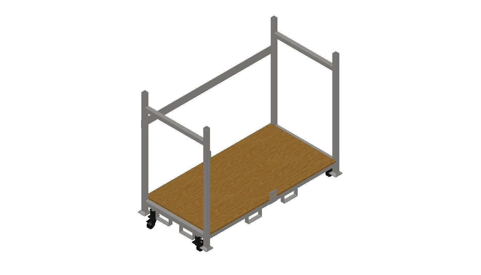 Stackable Rolling Decking Carts