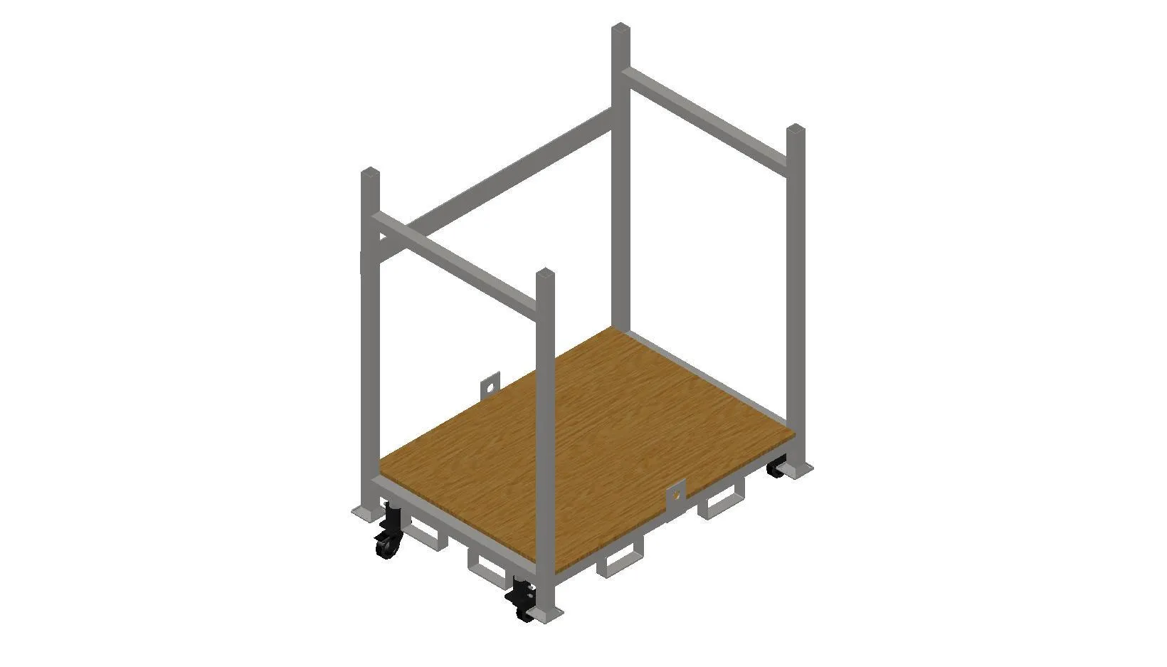 Stackable Rolling Decking Carts