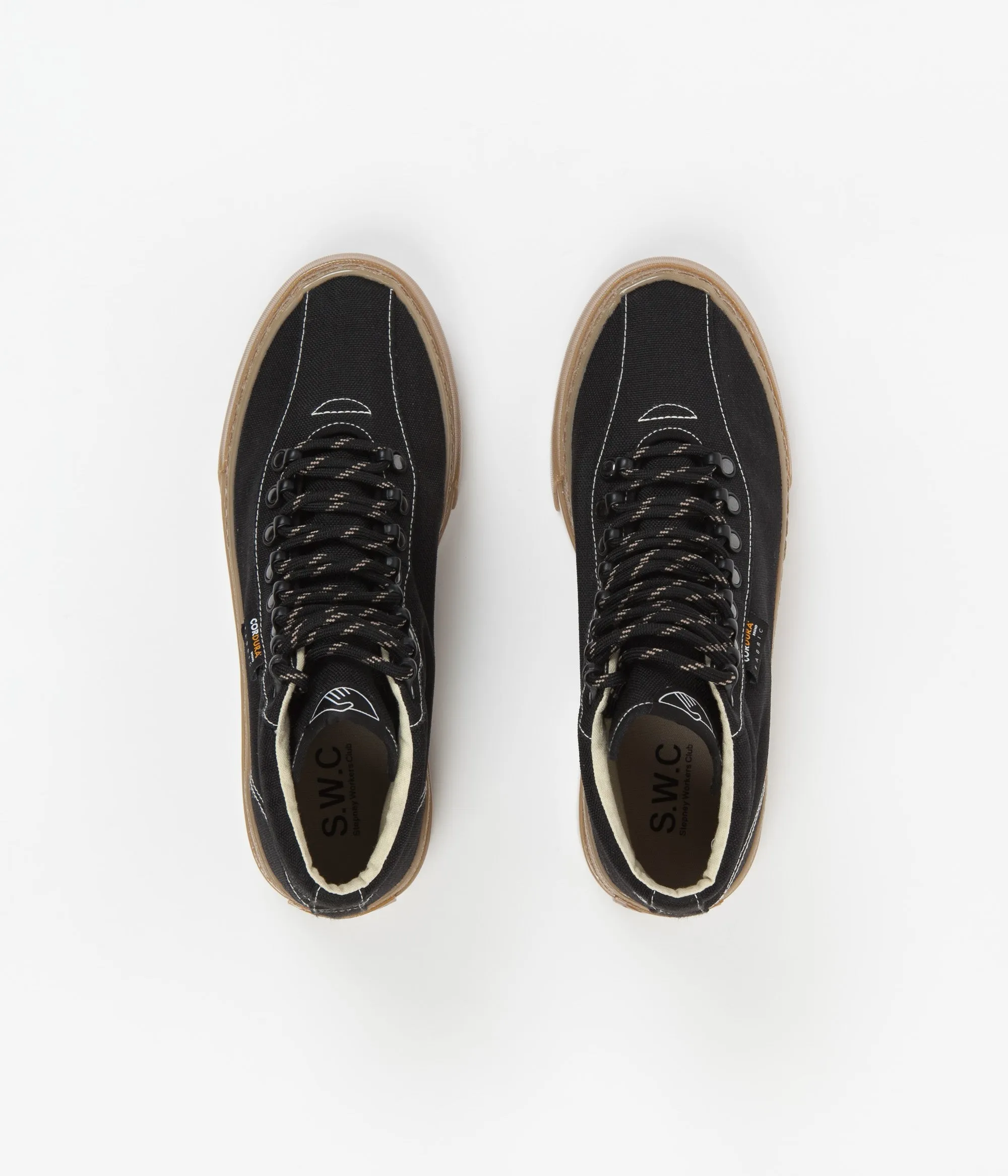 Stepney Workers Club Varden Cordura Shoes - Black / Gum