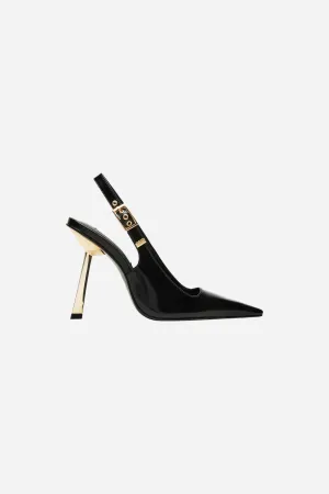 Steve Madden Divine Pump in Black Leather