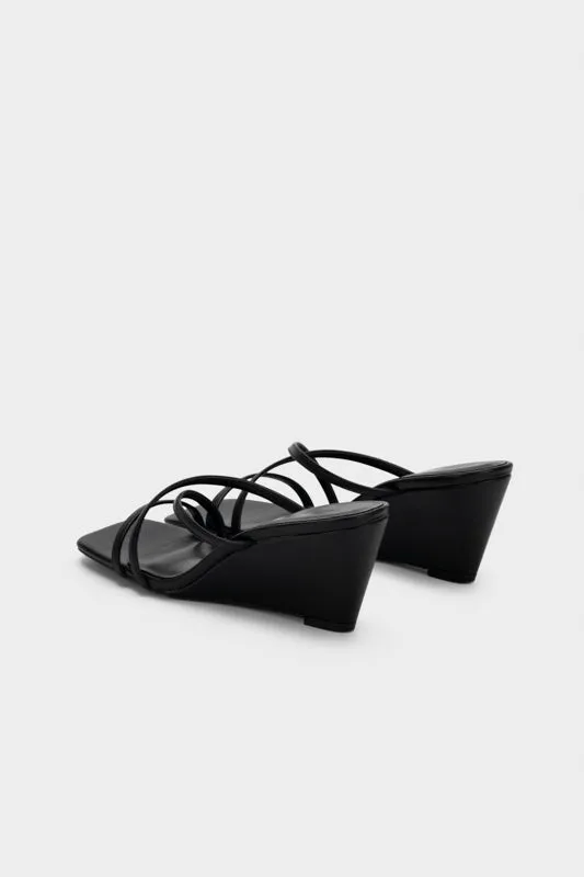 STRAPPY WEDGE HEEL SLIDE