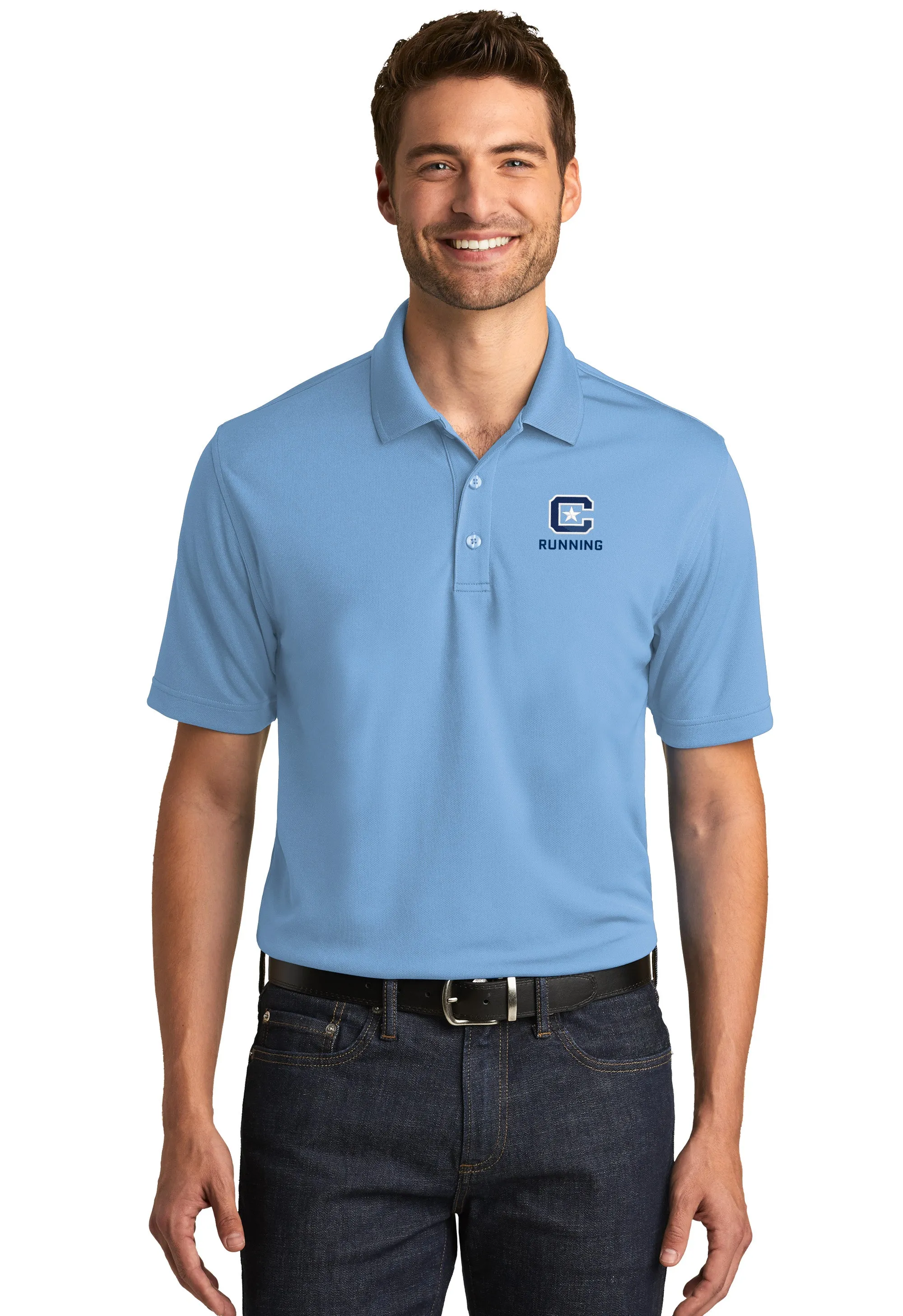 The Citadel, C Star, Club Sports-Running,  UV Micro-Mesh Polo