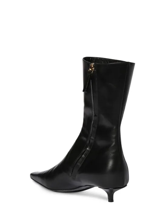 The Row   35mm Shrimpton leather boots 